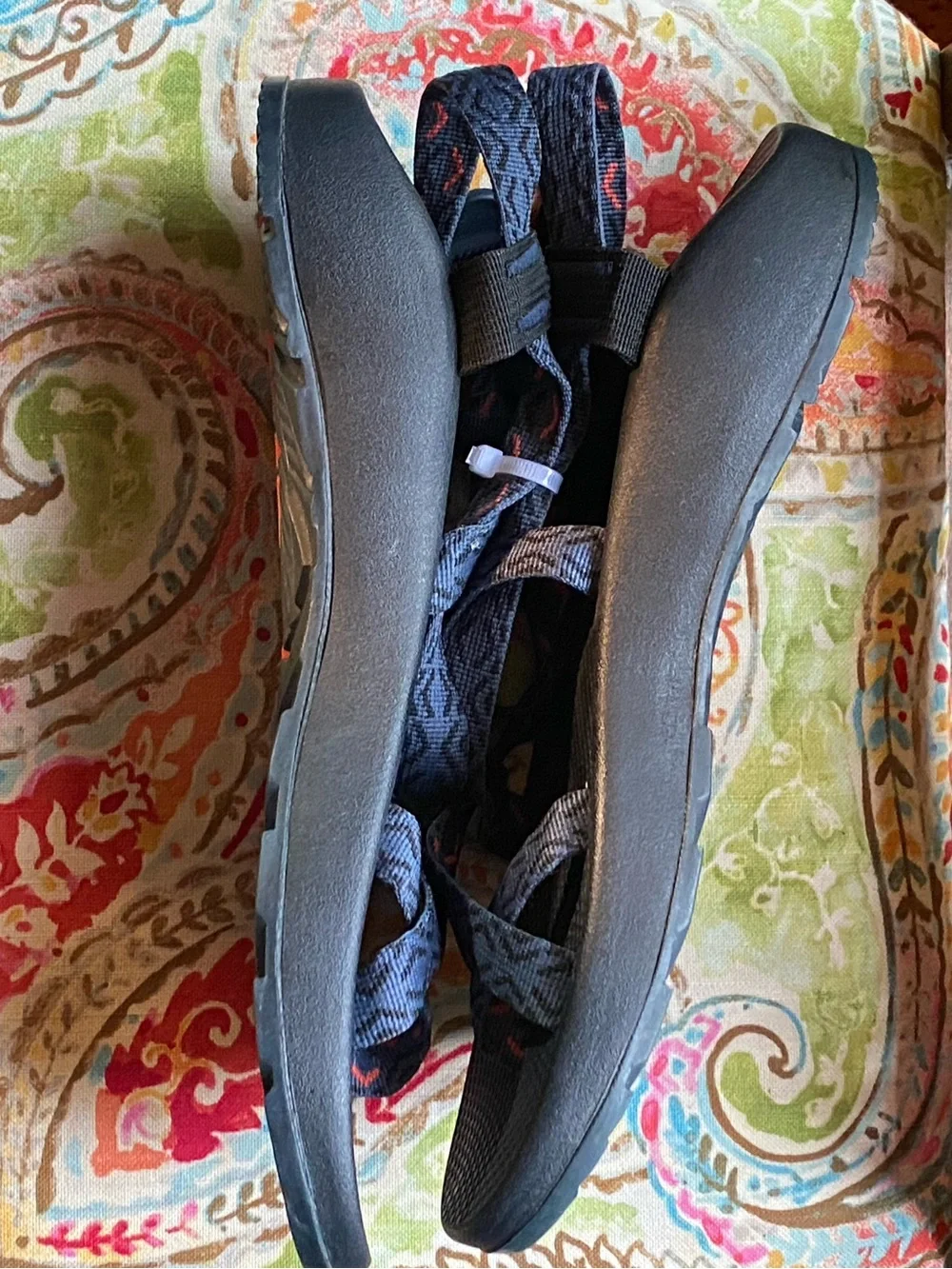 Chaco Men's 12 Navy Blue Strappy Outdoor Sandals